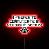 Thoughtful Communications: Animorphs Inspired RGB Neon Wall Art Statement