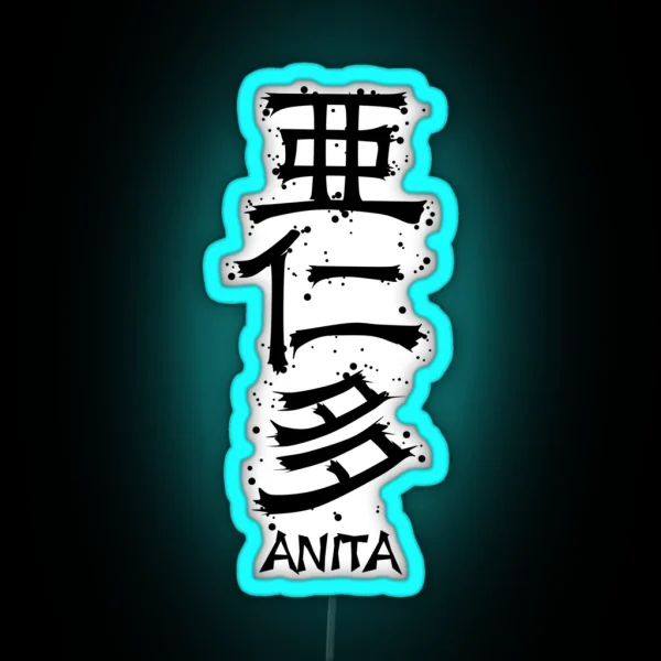 ANITA From Kanji Factory RGB Neon Sign