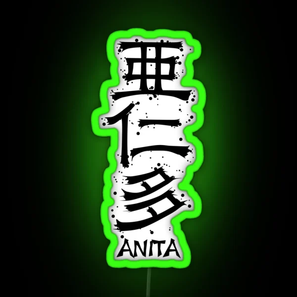 ANITA From Kanji Factory RGB Neon Sign