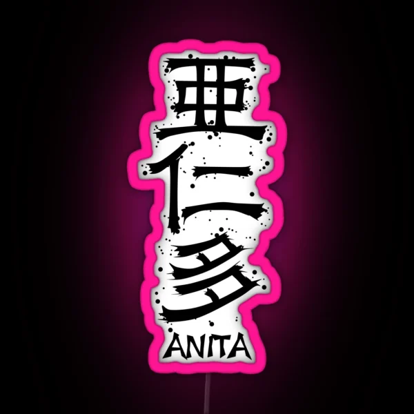 ANITA From Kanji Factory RGB Neon Sign
