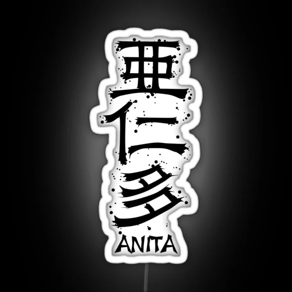 ANITA From Kanji Factory RGB Neon Sign