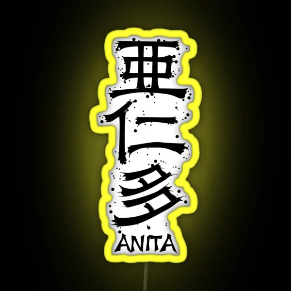 ANITA From Kanji Factory RGB Neon Sign