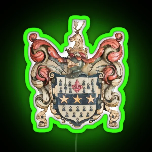 Anne Lister S Coat Of Arms Gentleman Jack RGB Neon Sign