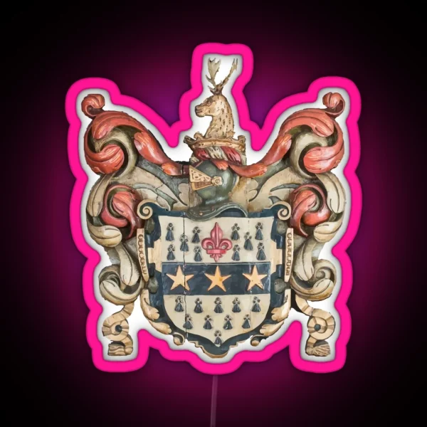 Anne Lister S Coat Of Arms Gentleman Jack RGB Neon Sign