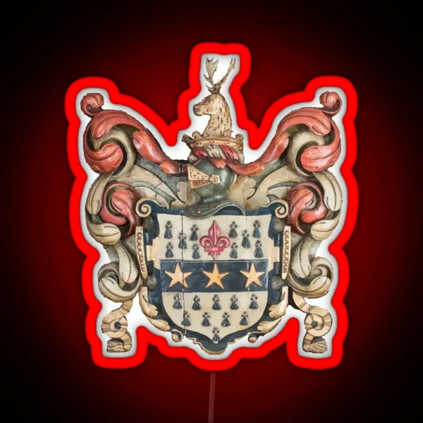 Anne Lister S Coat Of Arms Gentleman Jack RGB Neon Sign
