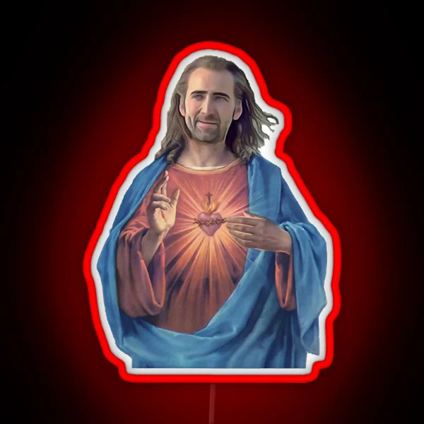 Anniversary Gift Nicholas Cage Gifts For Everyone RGB Neon Sign