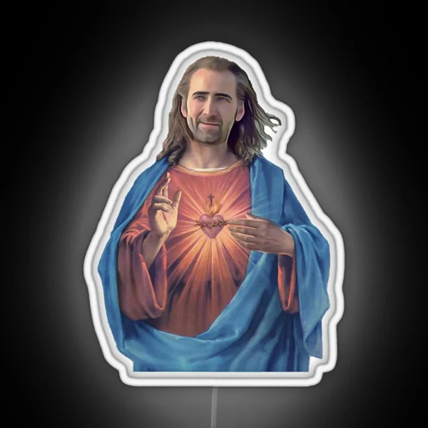 Anniversary Gift Nicholas Cage Gifts For Everyone RGB Neon Sign
