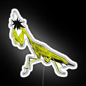 Anonymous Praying Mantis RGB Neon Sign