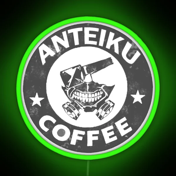 Anteiku Coffee Vintage RGB Neon Sign