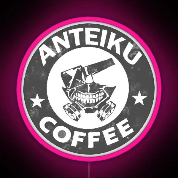 Anteiku Coffee Vintage RGB Neon Sign