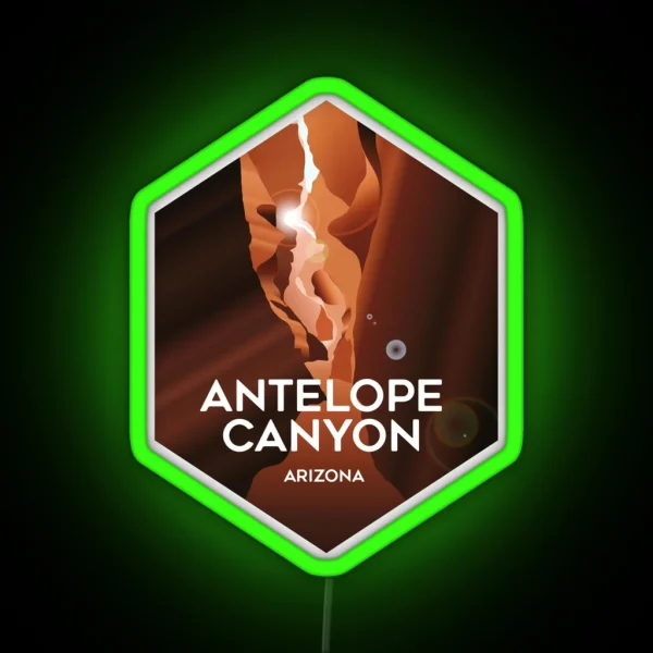 Antelope Canyon RGB Neon Sign
