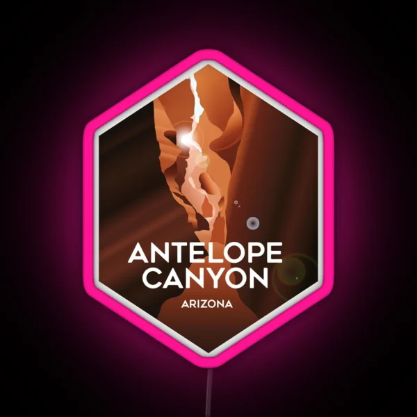 Antelope Canyon RGB Neon Sign