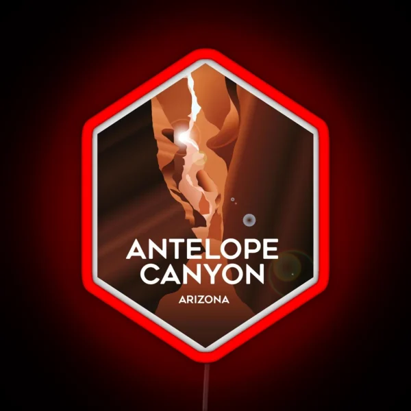 Antelope Canyon RGB Neon Sign