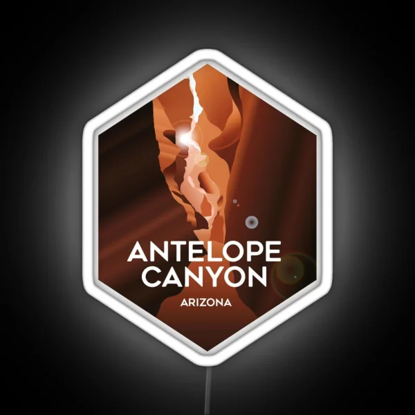 Antelope Canyon RGB Neon Sign