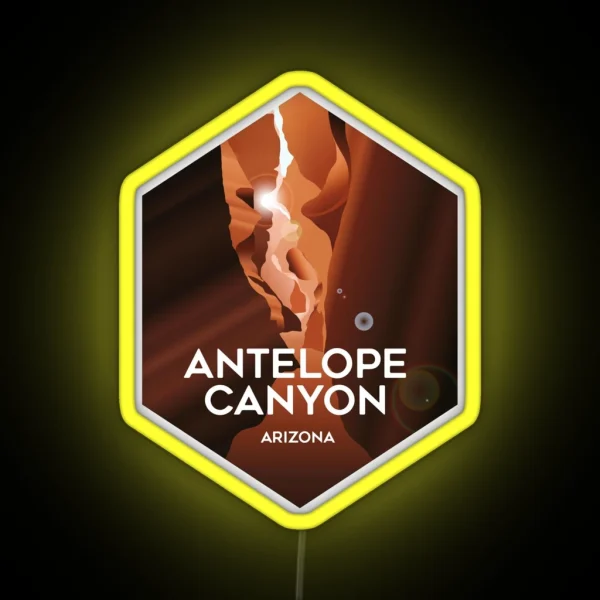 Antelope Canyon RGB Neon Sign