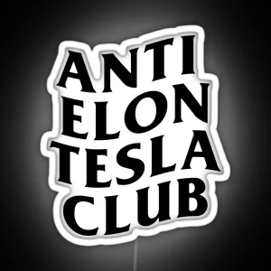 Anti Elon Musk RGB Neon Sign