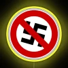 Anti-Nazi Resistance Movement Statement RGB Neon Sign for Activism Decor
