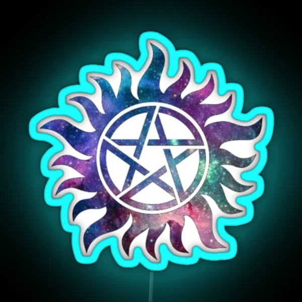 Anti Possession Symbol RGB Neon Sign