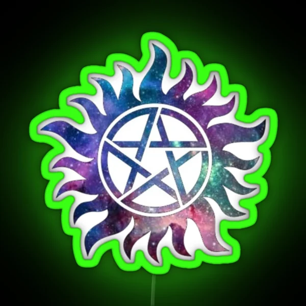 Anti Possession Symbol RGB Neon Sign