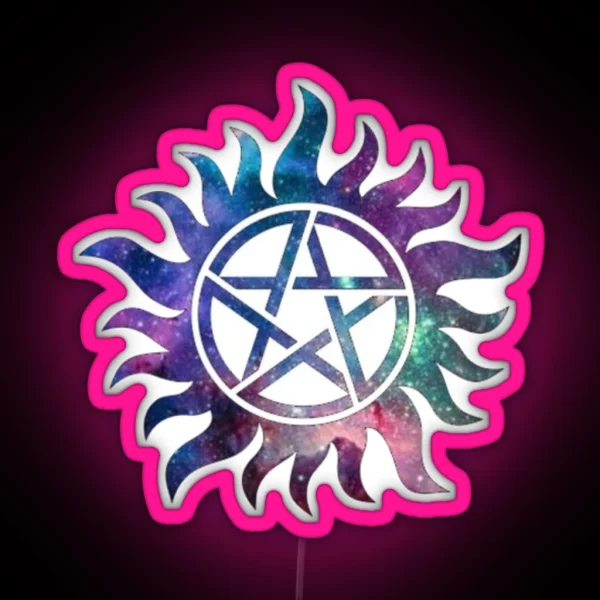Anti Possession Symbol RGB Neon Sign