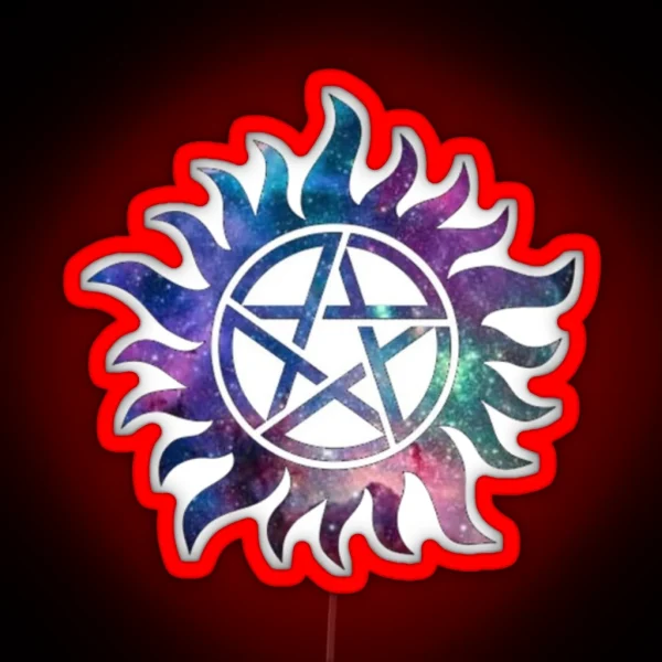 Anti Possession Symbol RGB Neon Sign