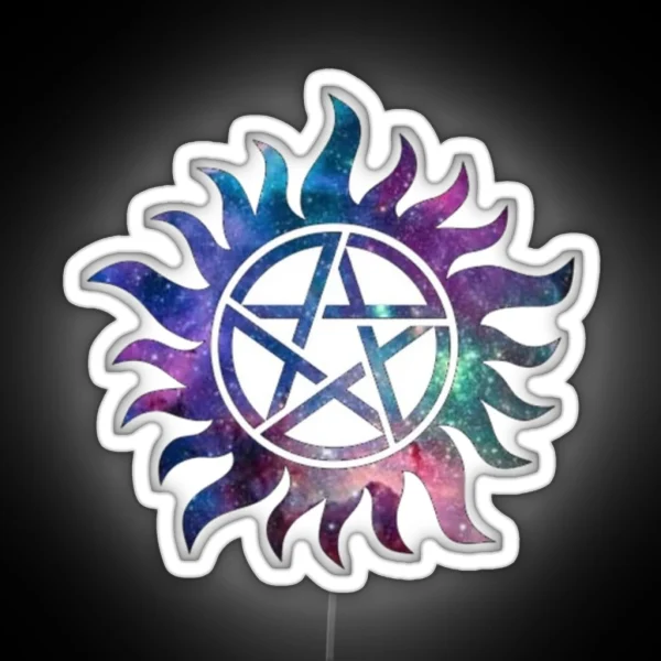 Anti Possession Symbol RGB Neon Sign