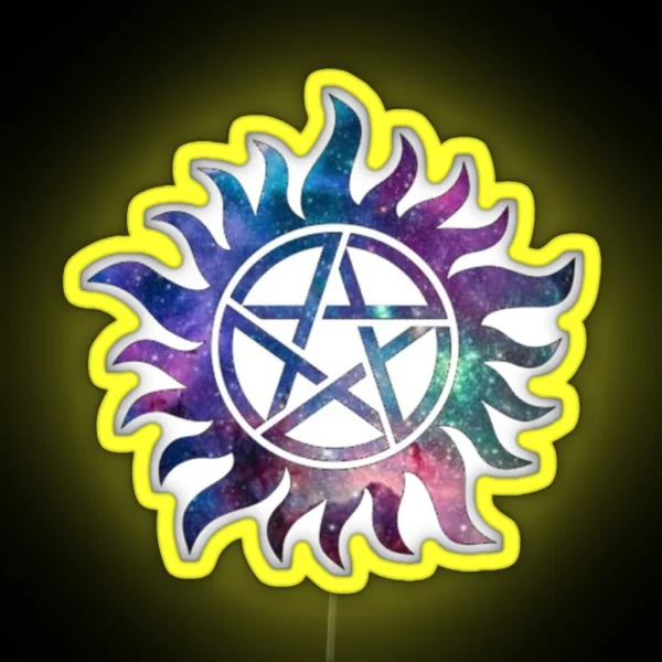 Anti Possession Symbol RGB Neon Sign