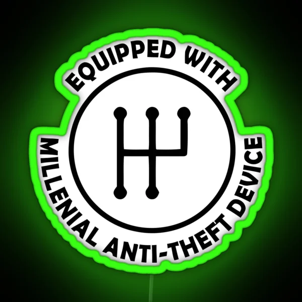 Anti Theft RGB Neon Sign