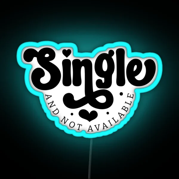 Anti Valentine Funny RGB Neon Sign