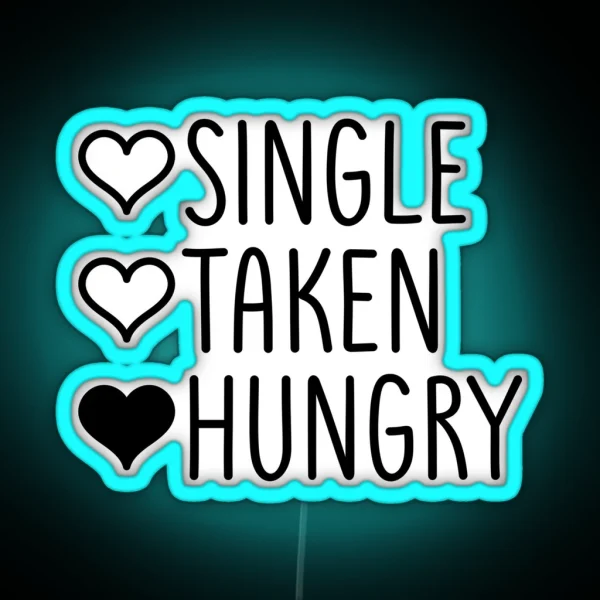 Anti Valentine Funny RGB Neon Sign