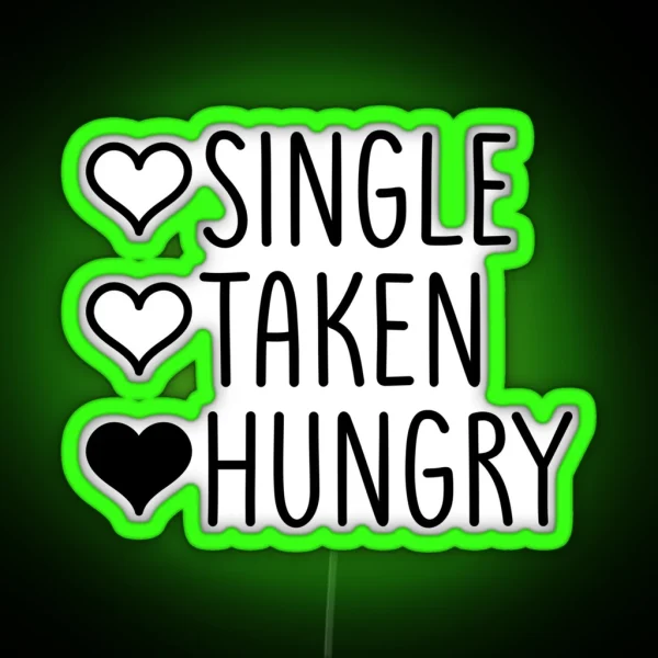 Anti Valentine Funny RGB Neon Sign
