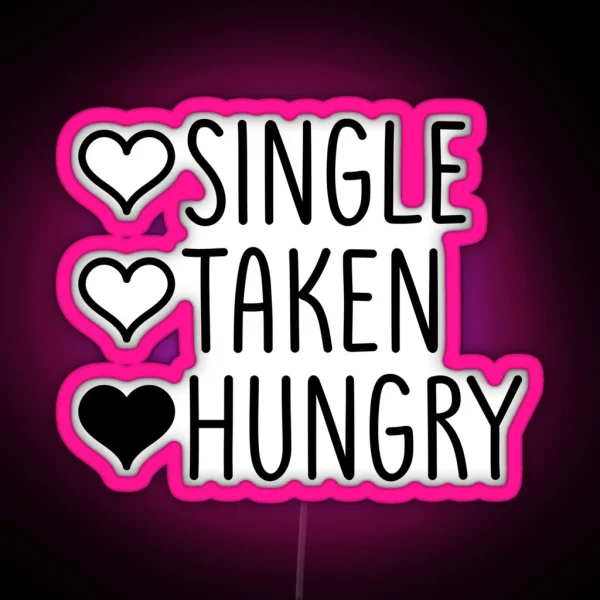 Anti Valentine Funny RGB Neon Sign