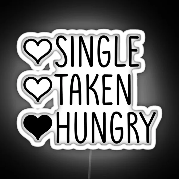 Anti Valentine Funny RGB Neon Sign
