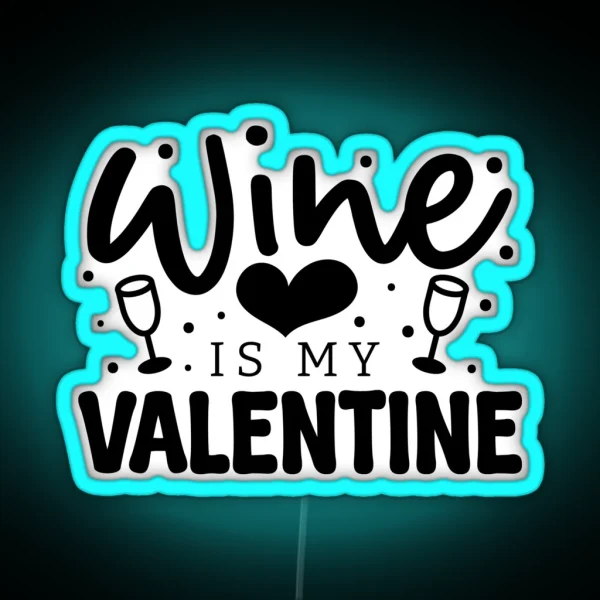 Anti Valentine Funny RGB Neon Sign