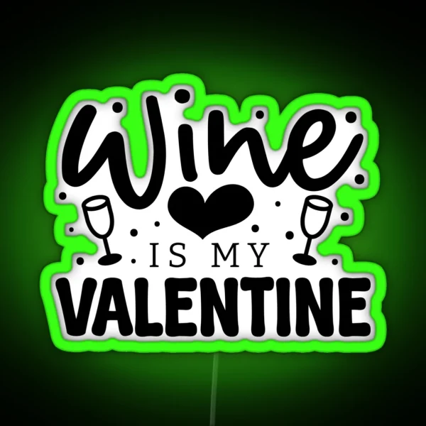 Anti Valentine Funny RGB Neon Sign