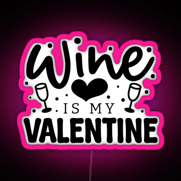 Anti Valentine Funny RGB Neon Sign