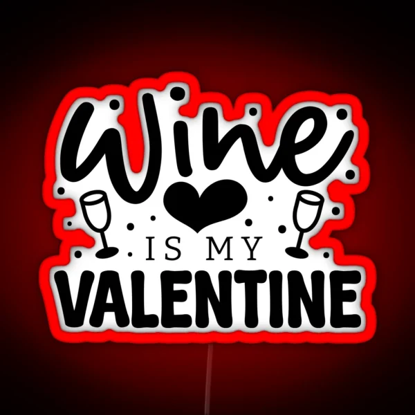 Anti Valentine Funny RGB Neon Sign