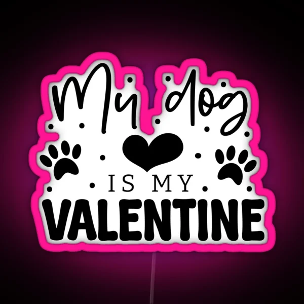 Anti Valentine Funny RGB Neon Sign
