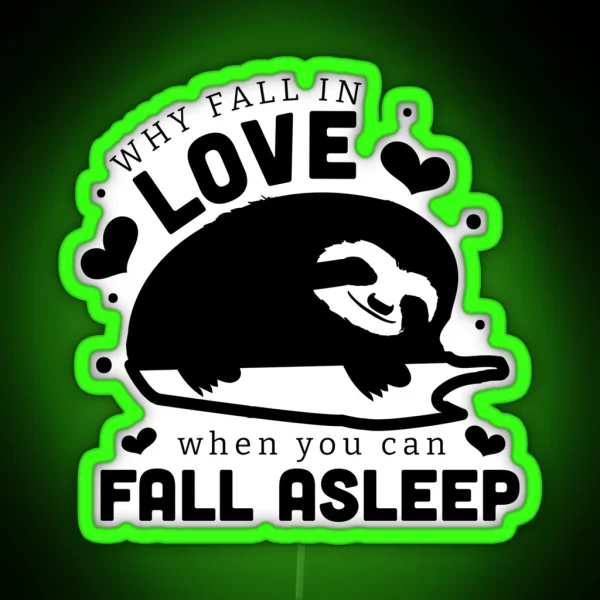 Anti Valentine Funny RGB Neon Sign