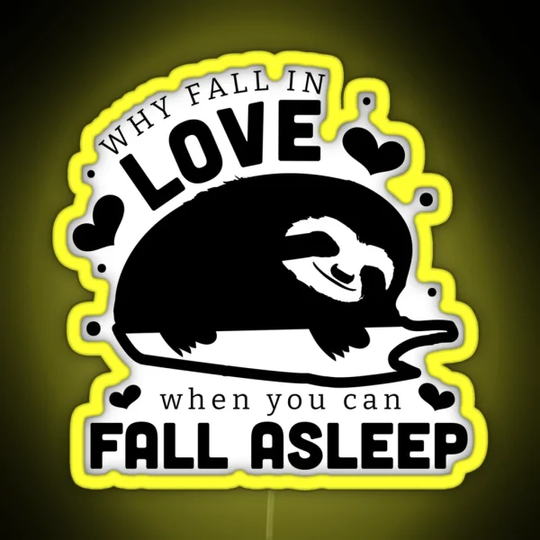 Anti Valentine Funny RGB Neon Sign