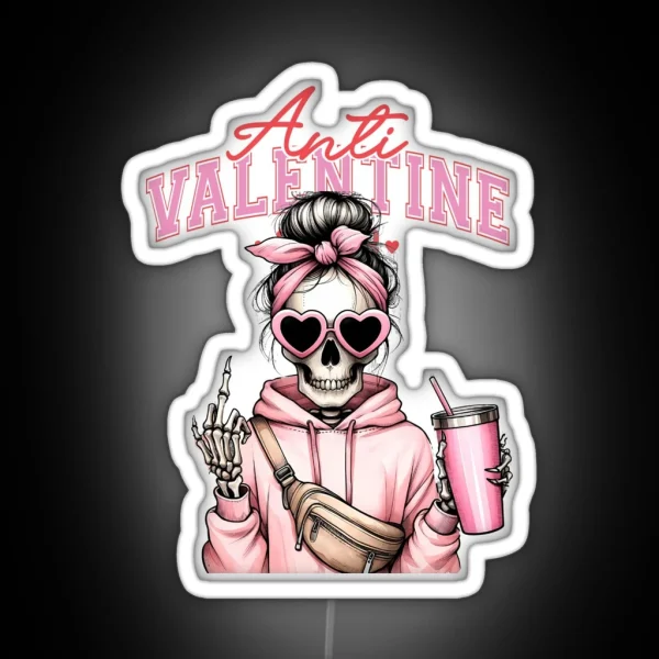 Anti Valentine RGB Neon Sign