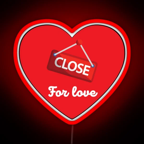 Anti Valentine S Day RGB Neon Sign
