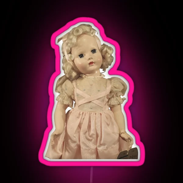 Antique Doll RGB Neon Sign