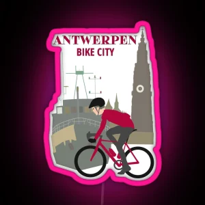 ANTWERPEN BIKE CITY RGB Neon Sign