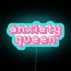 Anxiety Queen 2 RGB Neon Sign - Image 3