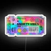 Relaxing ambiance with soothing RGB color changing mood lighting anxiety reliever.