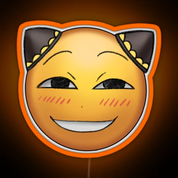 Anya Emoji RGB Neon Sign