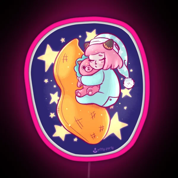 Anya S Peanut Dream RGB Neon Sign