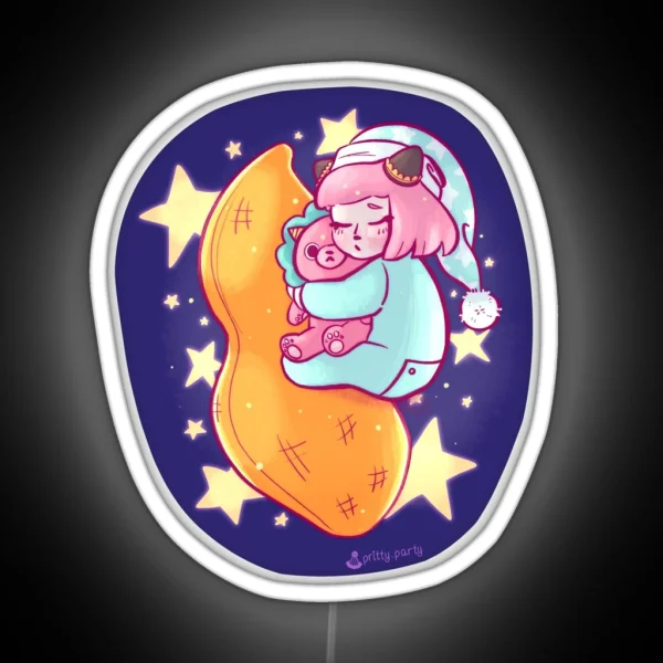 Anya S Peanut Dream RGB Neon Sign