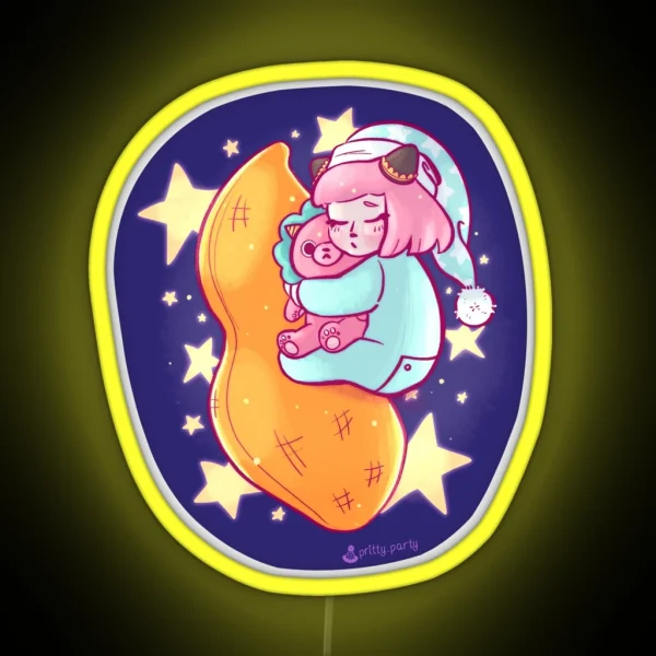 Anya S Peanut Dream RGB Neon Sign